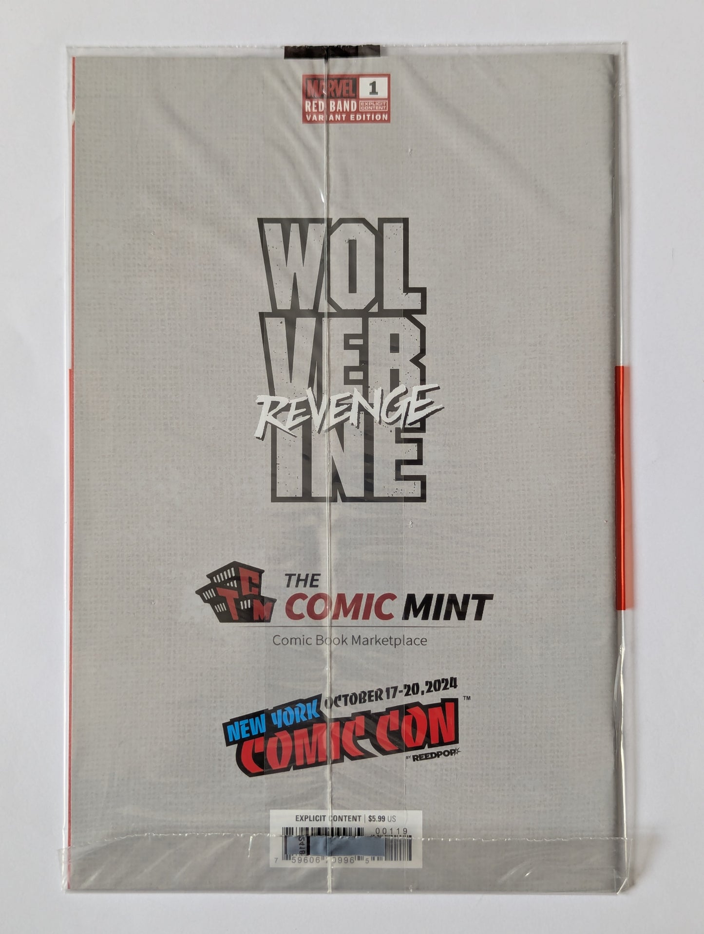 Wolverine: Revenge - Red Band #1 - Tao Virgin Variant