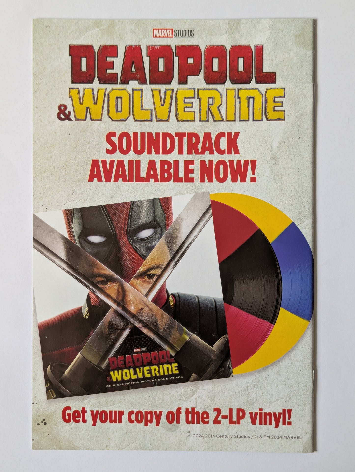 Wolverine: Revenge #1 - Deadpool Movie Variant