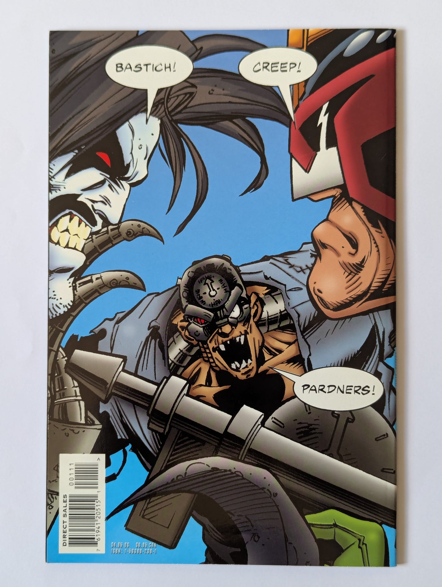 Lobo / Judge Dredd: Psycho-Bikers vs The Mutants From Hell