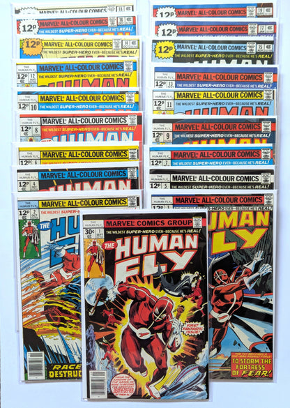 The Human Fly #1-19 - Complete 1977 Series Set