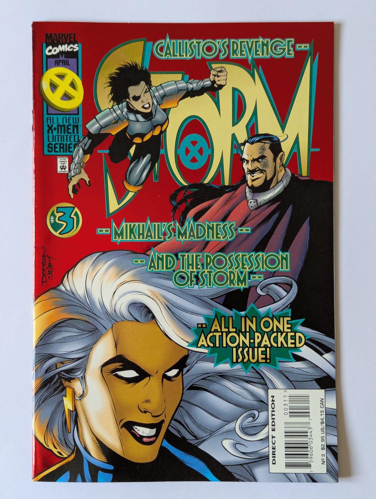 Storm - #1-4  (1996 Limited Series) Complete Set