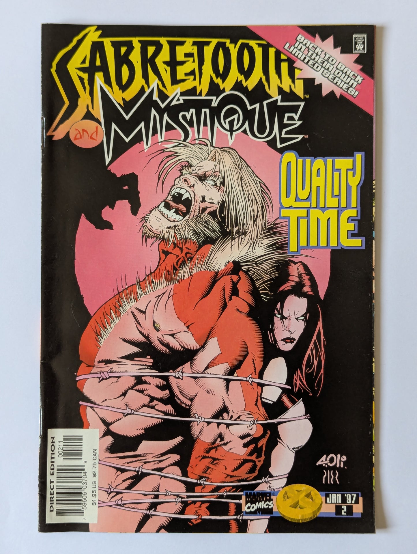 Sabretooth & Mystique - #1-4 (1996 Limited Series) Complete Set