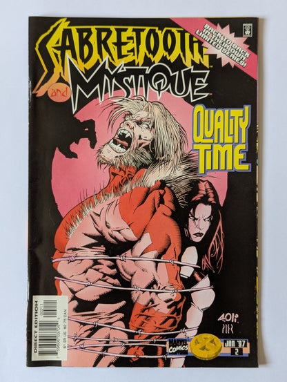 Sabretooth & Mystique - #1-4 (1996 Limited Series) Complete Set