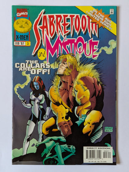 Sabretooth & Mystique - #1-4 (1996 Limited Series) Complete Set
