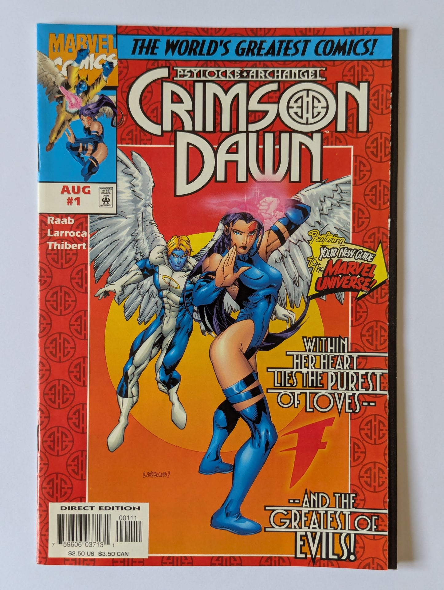 Psylocke and Archangel: Crimson Dawn #1-4 (1997 Limited Series) Complete Set