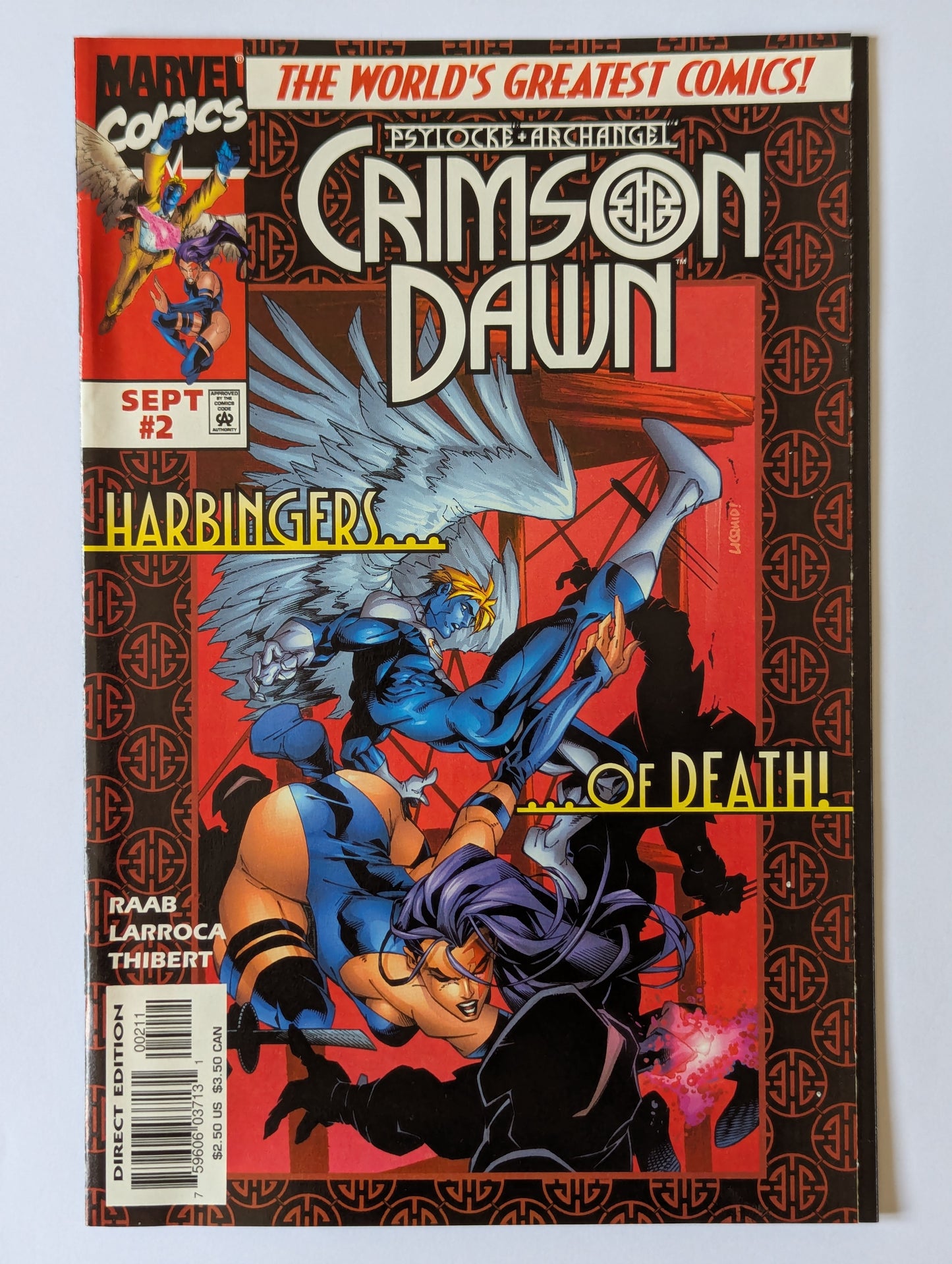 Psylocke and Archangel: Crimson Dawn #1-4 (1997 Limited Series) Complete Set