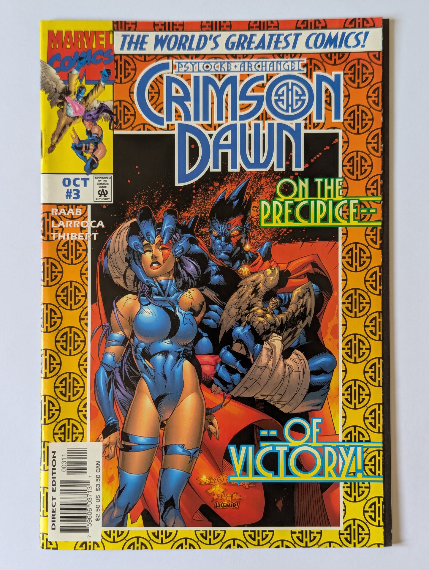 Psylocke and Archangel: Crimson Dawn #1-4 (1997 Limited Series) Complete Set