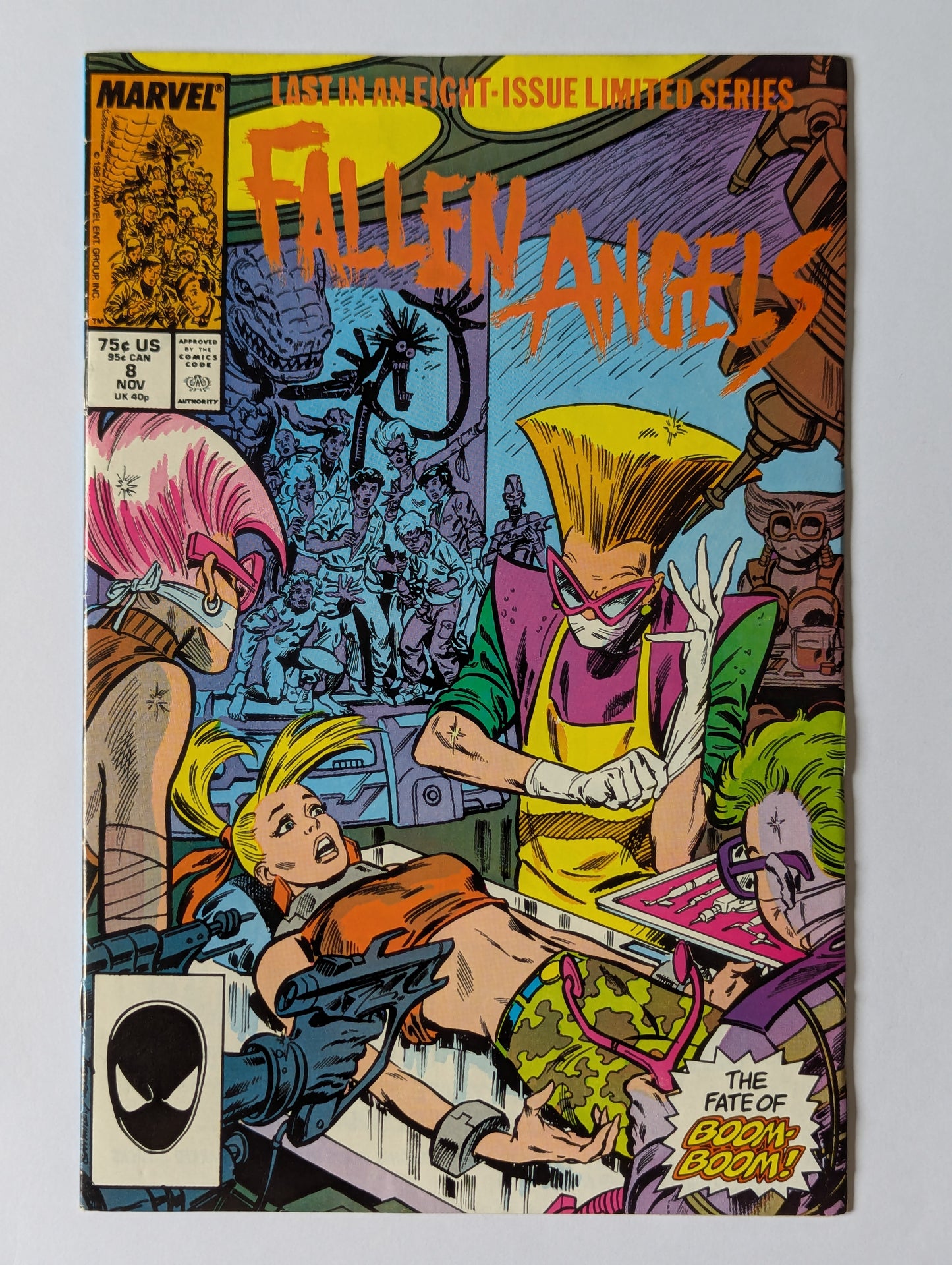 Fallen Angels #1-8 (1987 Limited Series) Complete Set