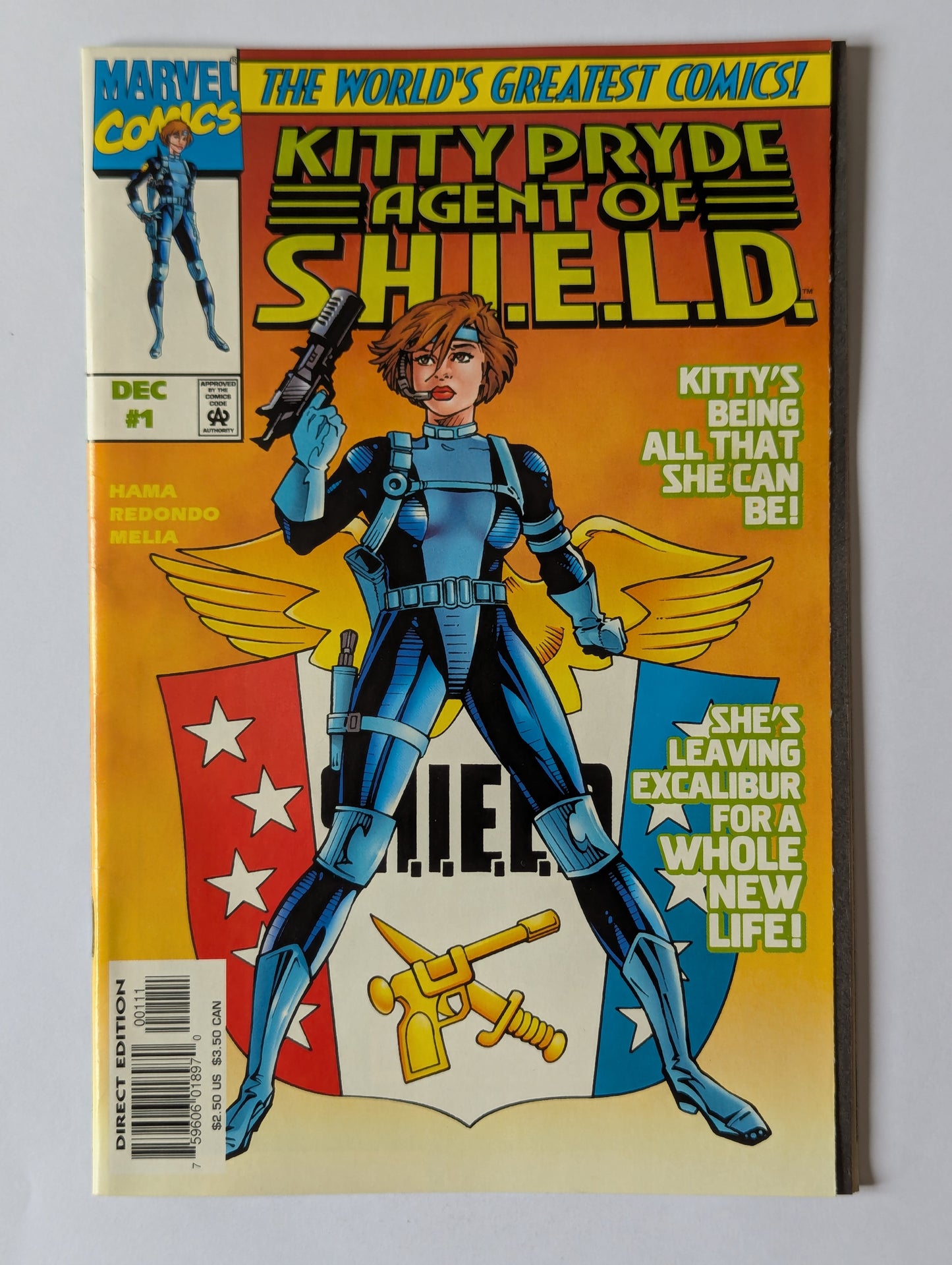 Kitty Pryde: Agent of S.H.I.E.L.D. #1-3 (1997 Limited Series) Complete Set