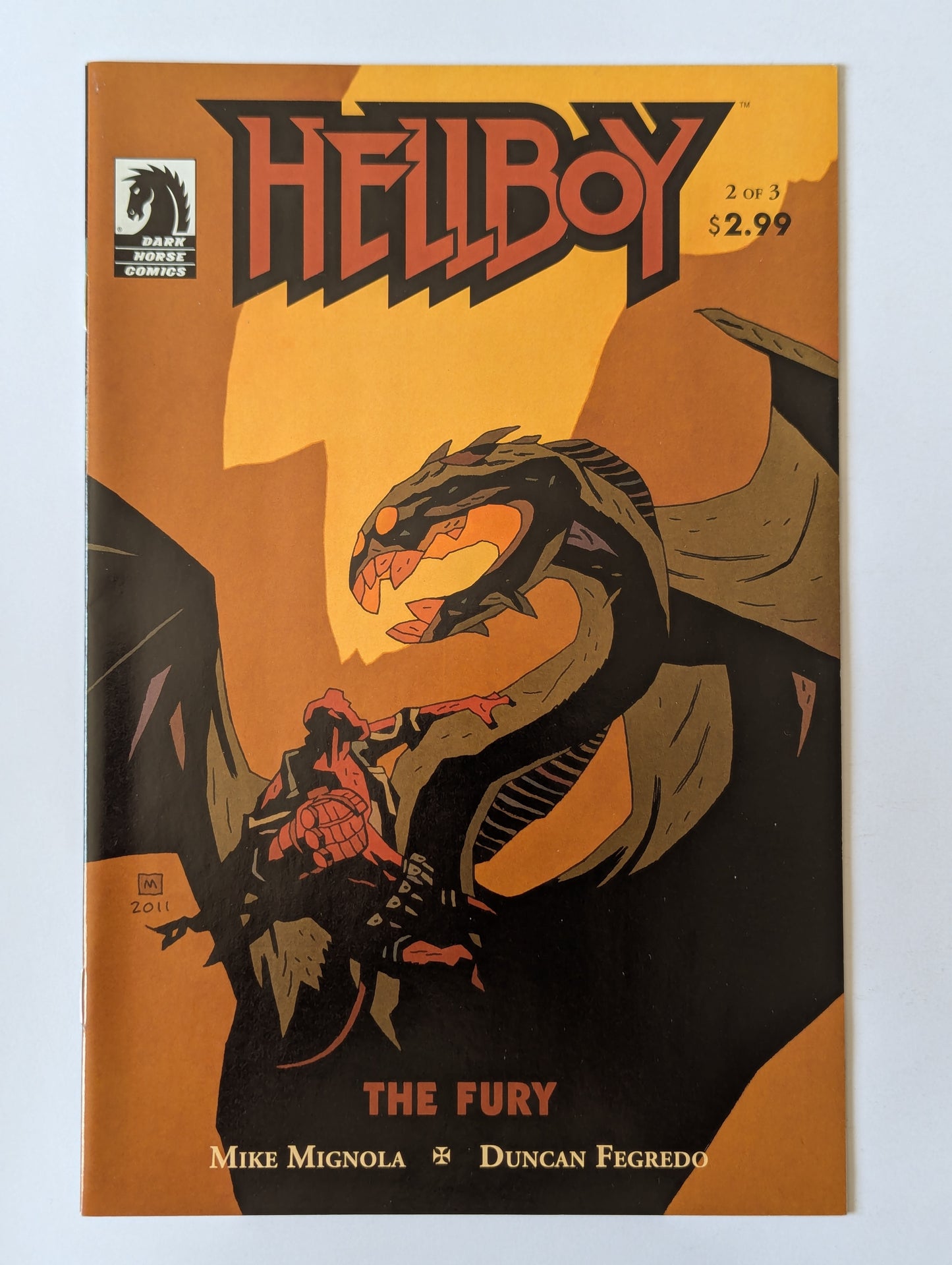 Hellboy: The Fury #1-3 (2011 Limited Series) Complete Set