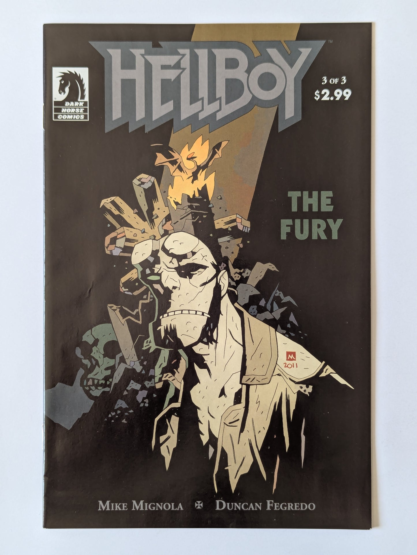 Hellboy: The Fury #1-3 (2011 Limited Series) Complete Set