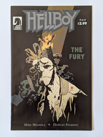 Hellboy: The Fury #1-3 (2011 Limited Series) Complete Set