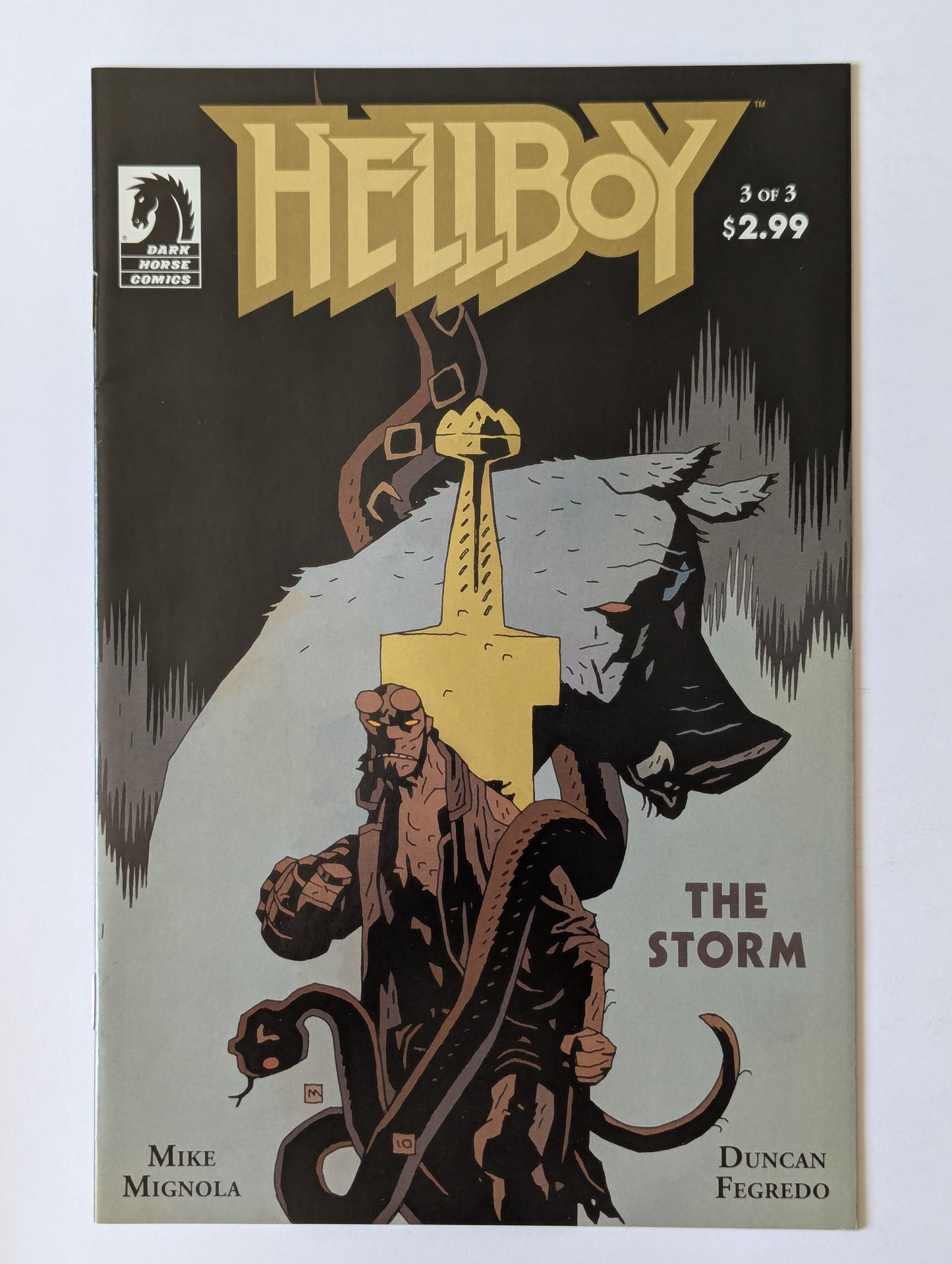 Hellboy: The Storm #1-3 (2010 Limited Series) Complete Set