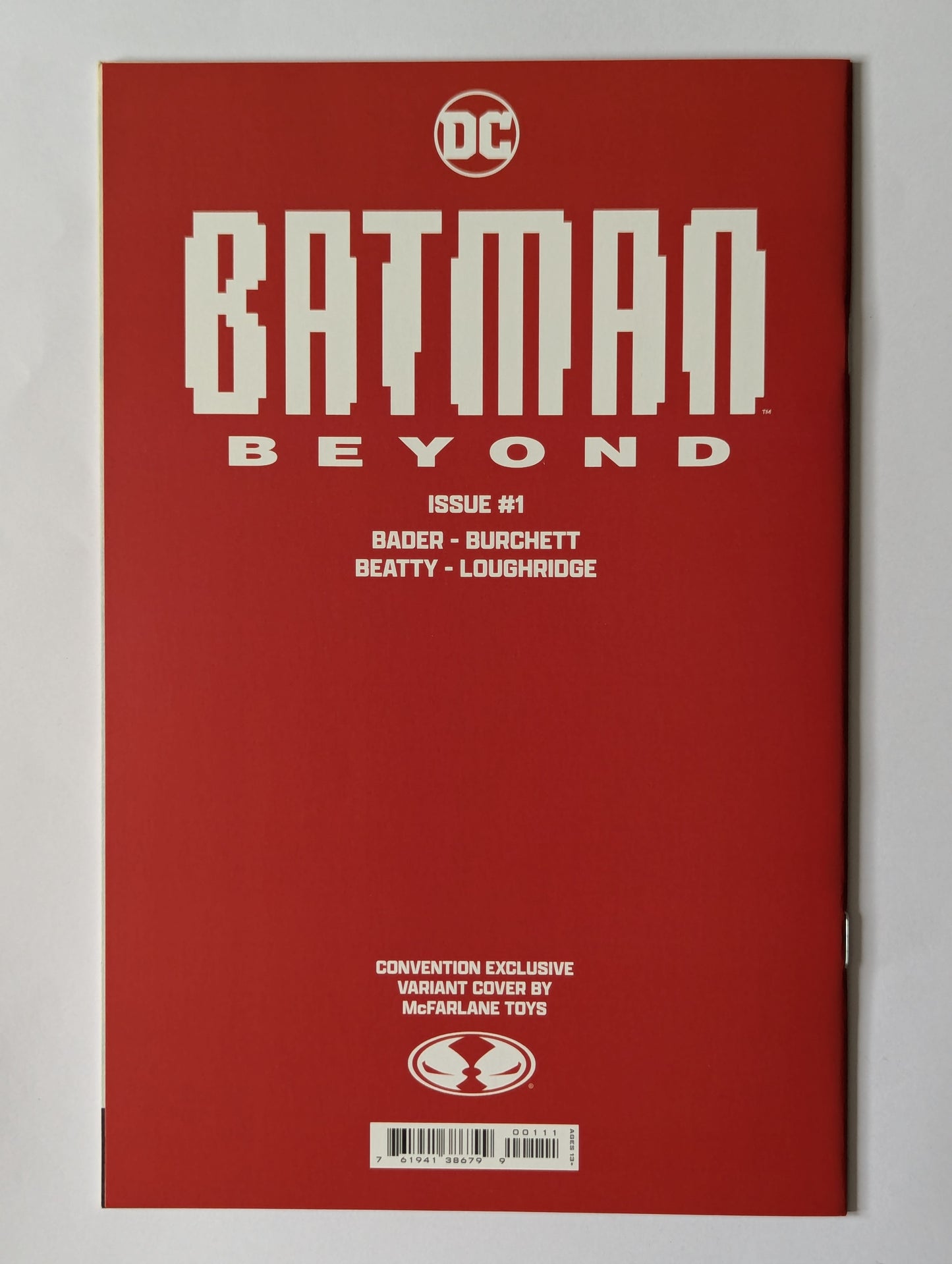 Batman Beyond #1 - McFarlane Toys Variant