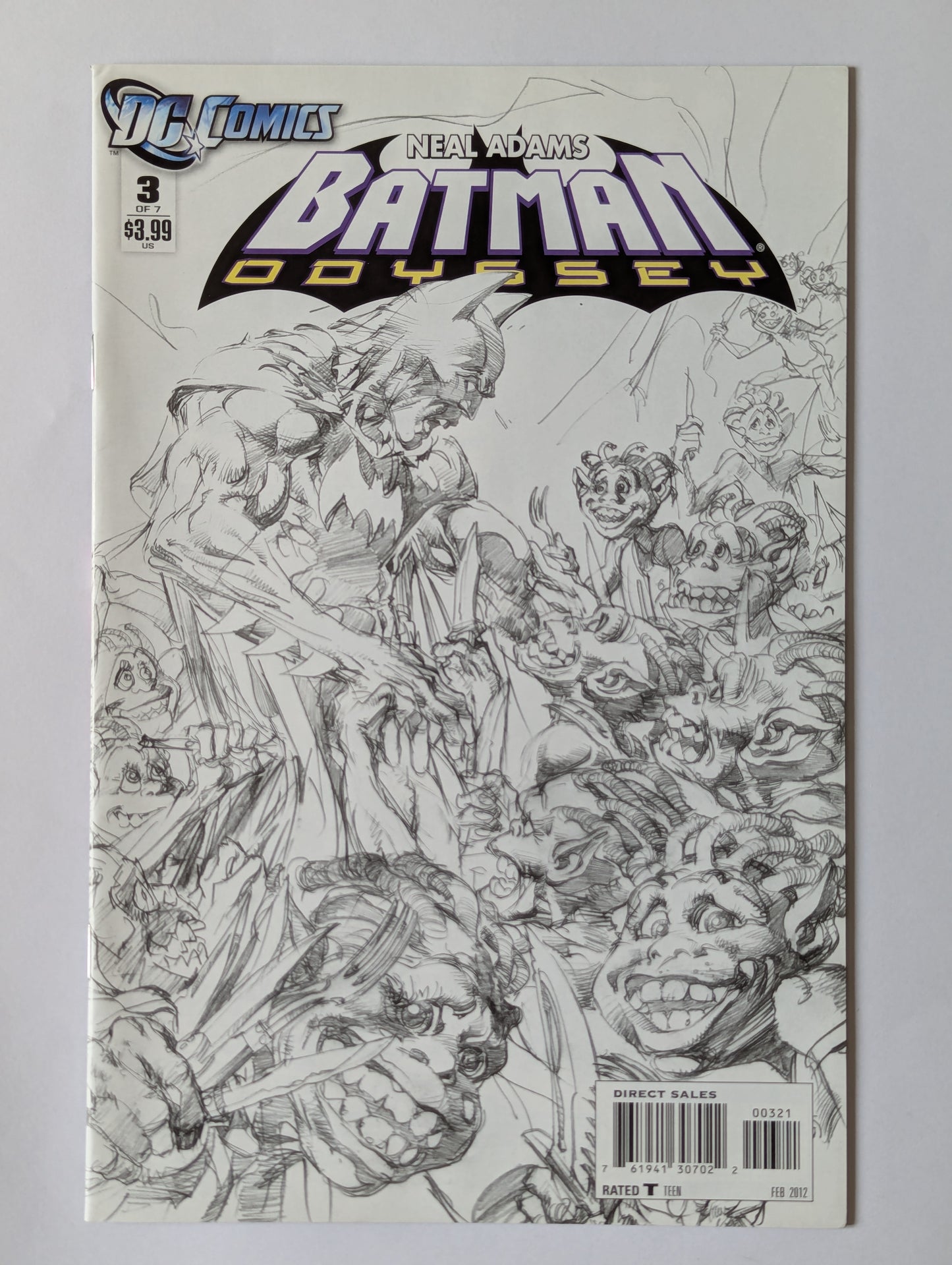 Batman: Odyssey #1-7 (2011 Limited Series) - Complete Variant Cover Set