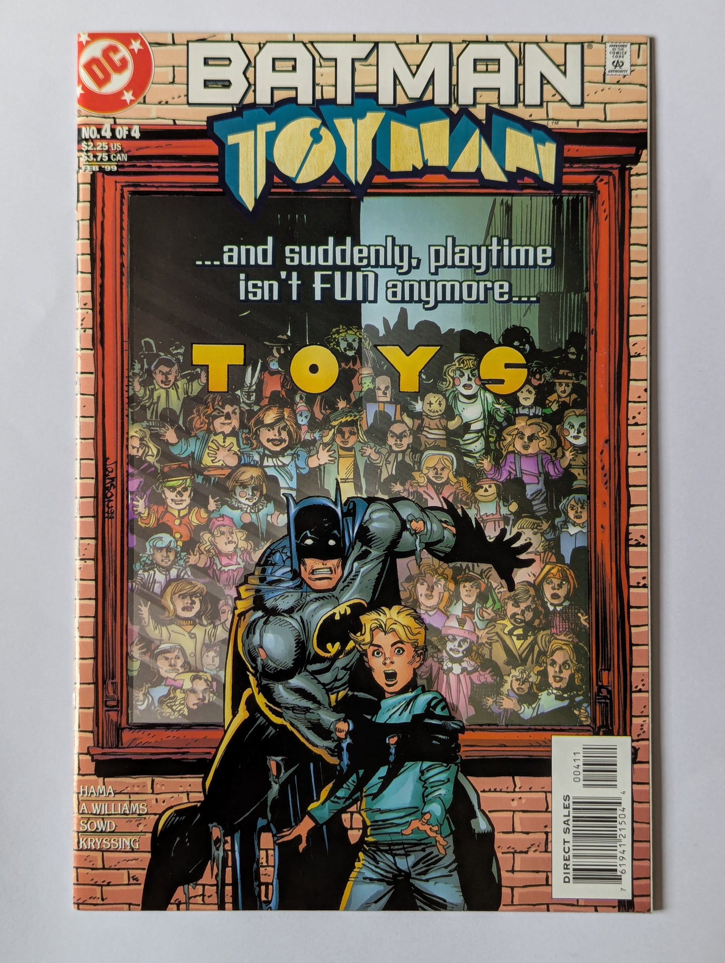 Batman: Toyman #1-4 (1998 Limited Series) - Complete Set