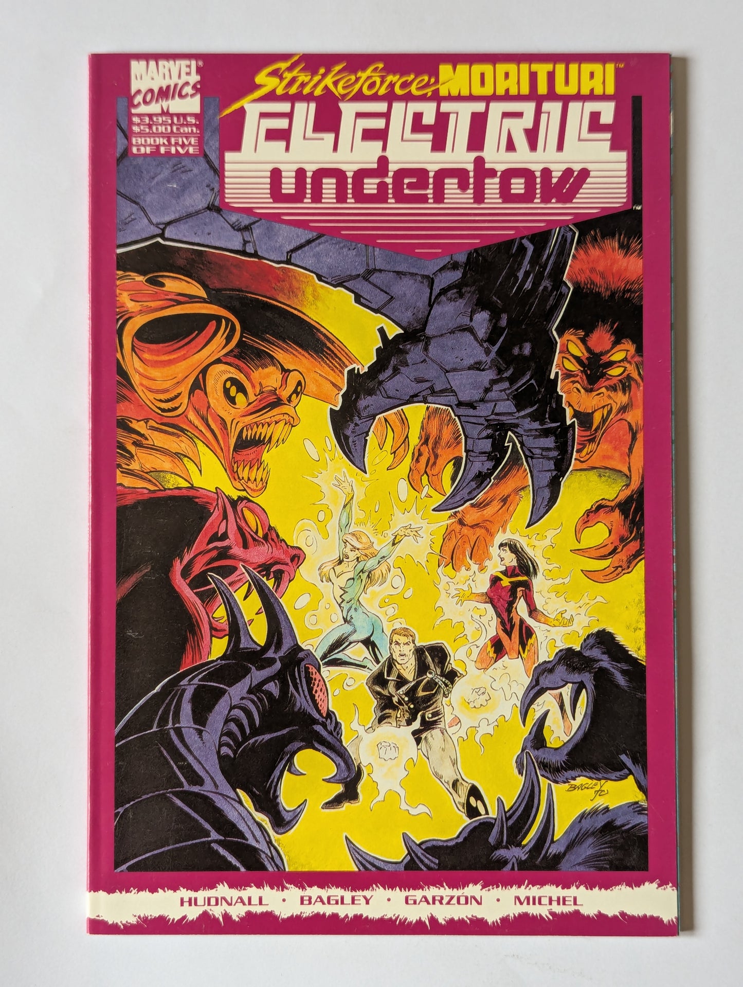 Strikeforce Morituri: Electric Undertow #1-5 (1989 Limited Series) Complete Set
