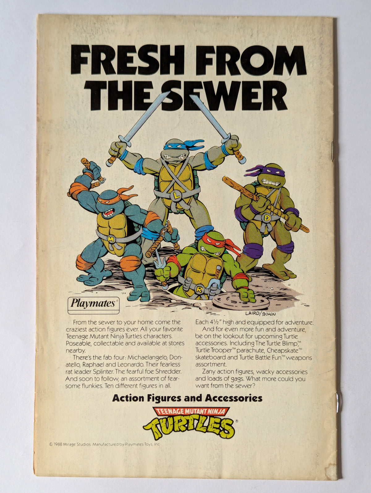 Teenage Mutants Ninja Turtles Adventures #1 (1989 Series)