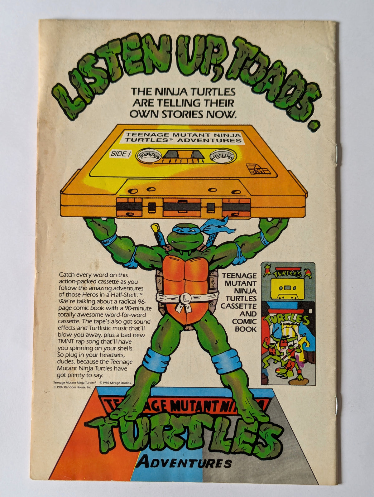 Teenage Mutants Ninja Turtles Adventures #2 (1989 Series)