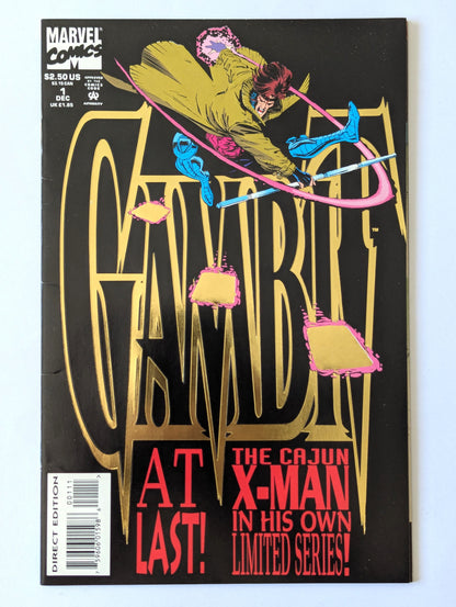 Gambit #1-4 (1993 Limited Series) Complete Set