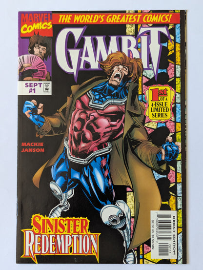 Gambit #1-4 (1997 Limited Series) Complete Set