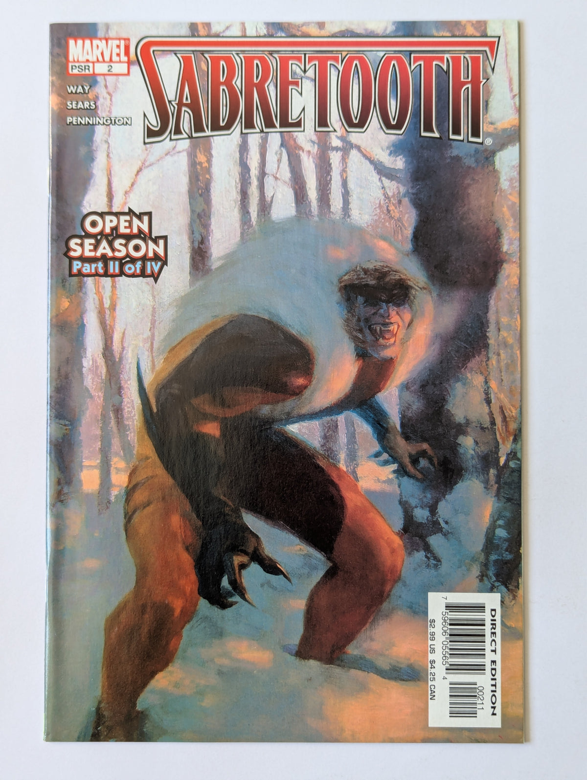 Sabretooth #1-4 (2004 Limited Series) Complete Set