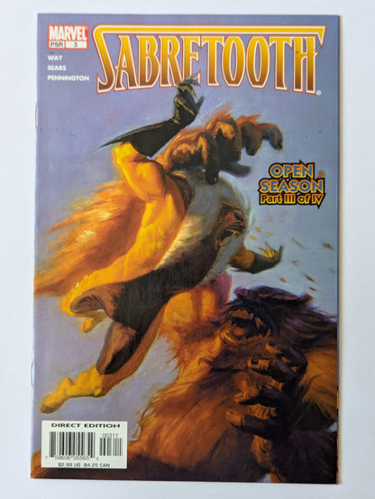 Sabretooth #1-4 (2004 Limited Series) Complete Set