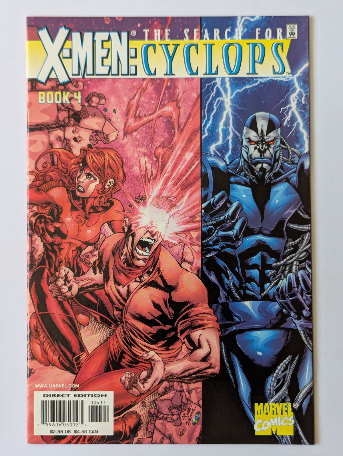 X-Men: The Search for Cyclops #1-4 (2000 Limited Series) Complete Set