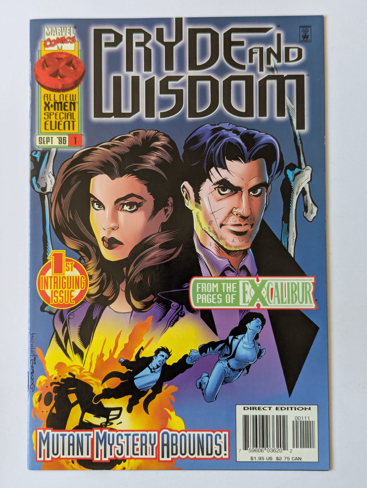 Pryde and Wisdom #1-3 (1996 Limited Series) Complete Set