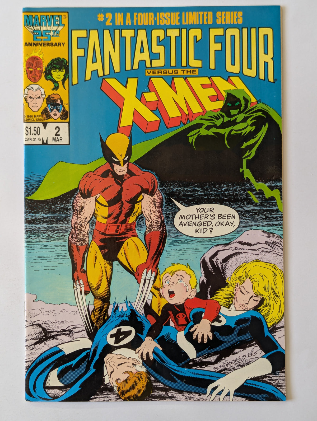 Fantastic Four versus the X-Men #1-4 (1987 Limited Series) Complete Set