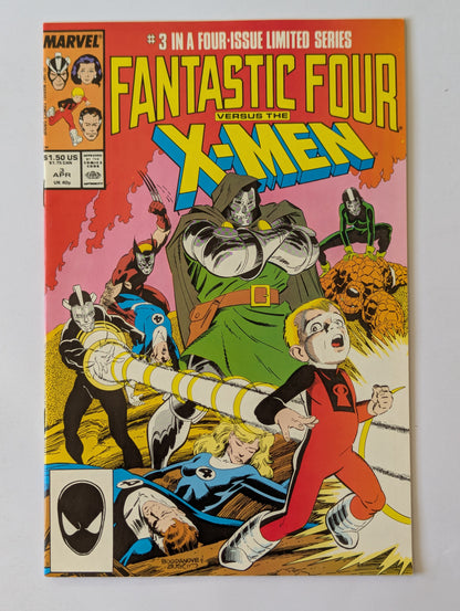 Fantastic Four versus the X-Men #1-4 (1987 Limited Series) Complete Set