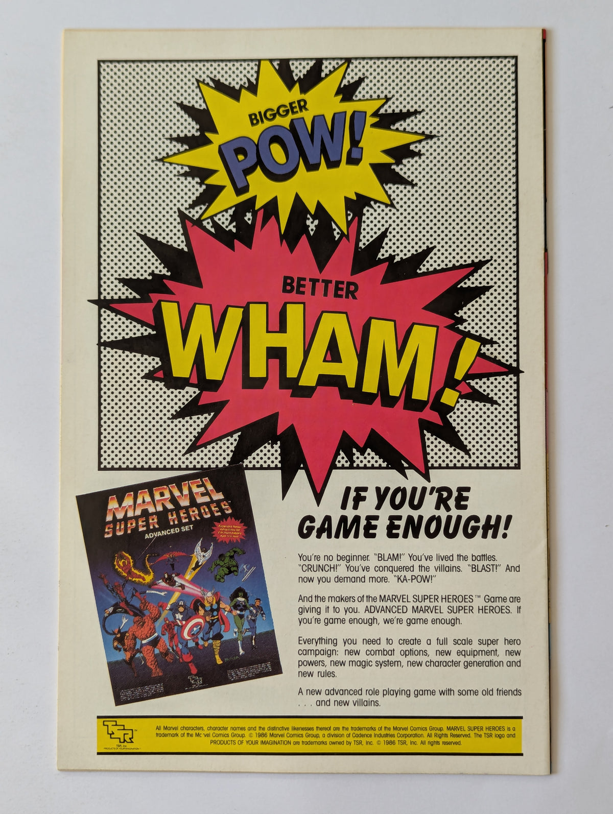Fantastic Four versus the X-Men #1-4 (1987 Limited Series) Complete Set