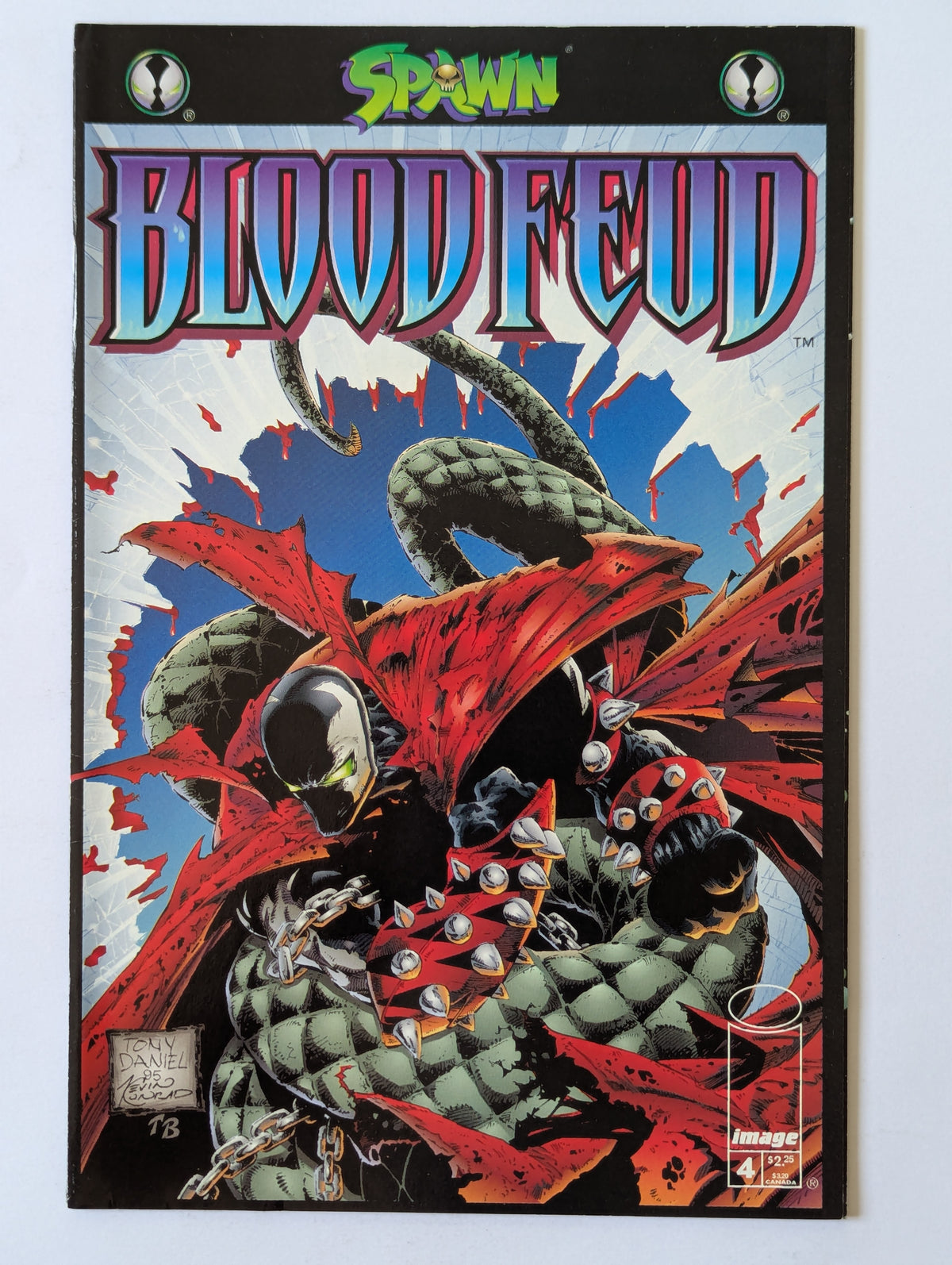 Spawn: Blood Feud #1-4 (1995 Limited Series) Complete Set