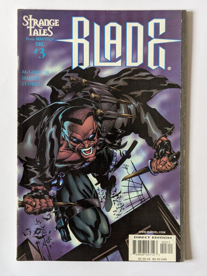 Blade: Strange Tales #1-3 (1998 Limited Series) Complete Set