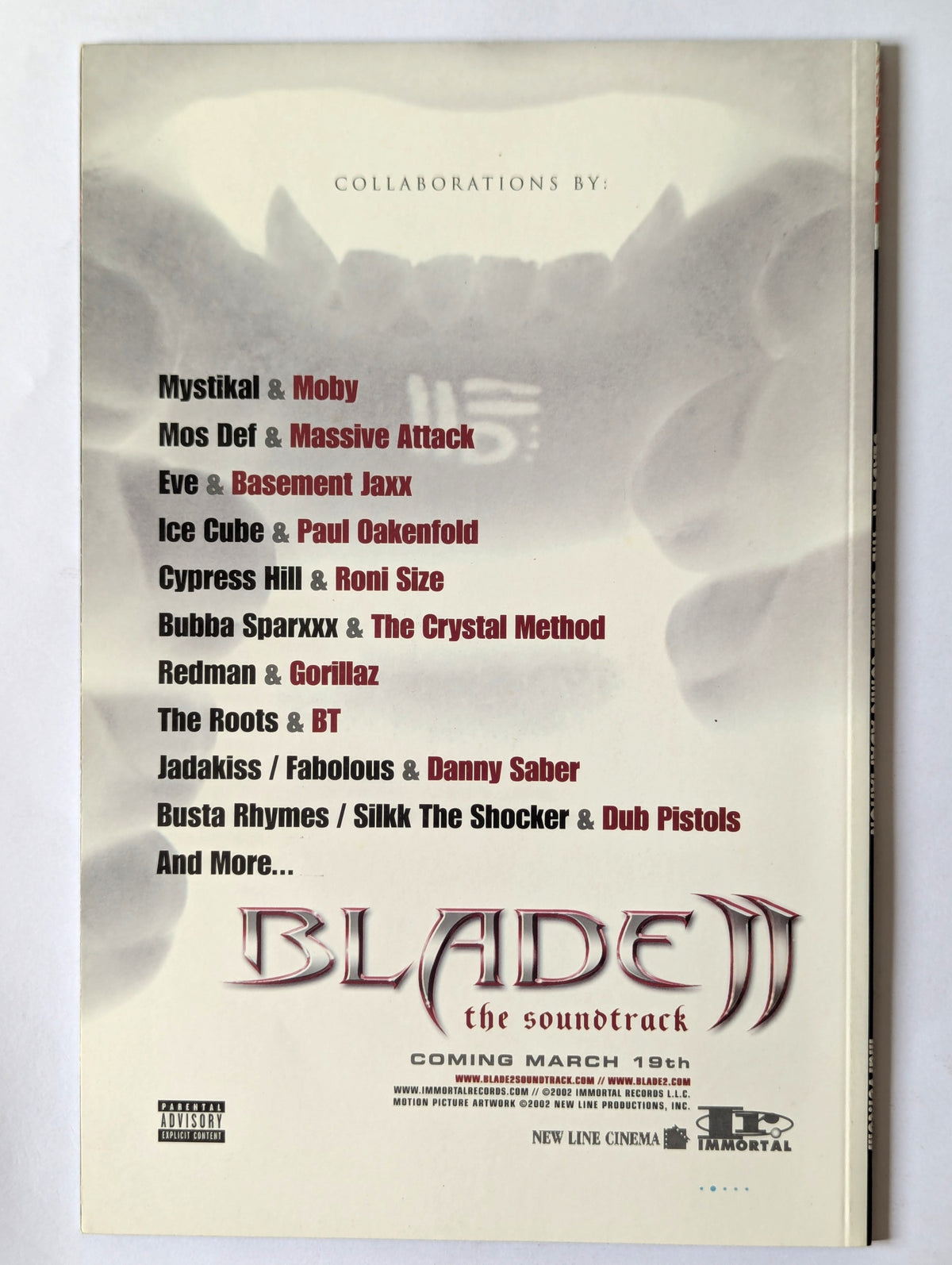 Blade II: Movie Adaptation (2002)
