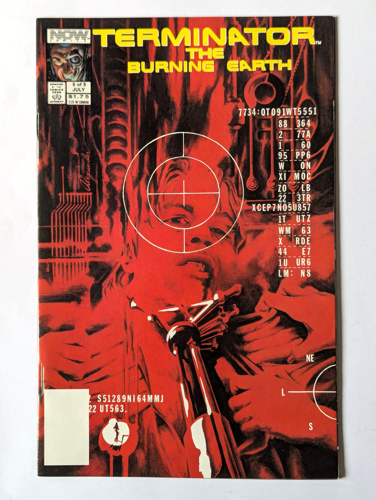 Terminator: The Burning Earth #1-5 (1990 Limited Series) Complete Set