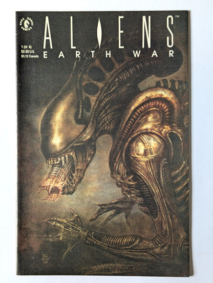 Aliens: Earth War #1-4 (1990 Limited Series) Complete Set