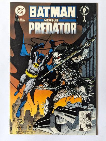 Batman versus Predator #1-3 (1991 Limited Series) Complete Set