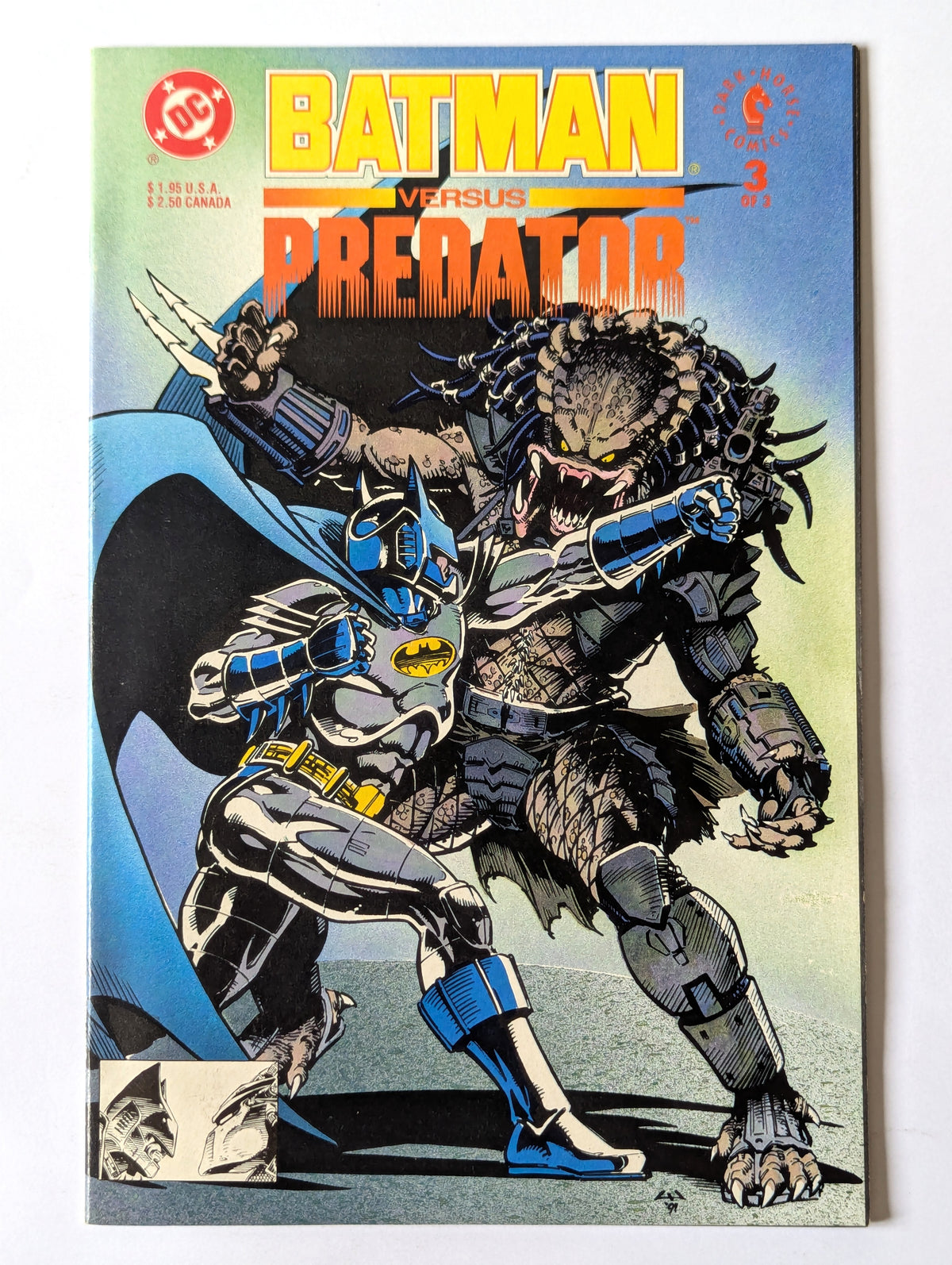 Batman versus Predator #1-3 (1991 Limited Series) Complete Set