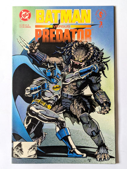 Batman versus Predator #1-3 (1991 Limited Series) Complete Set