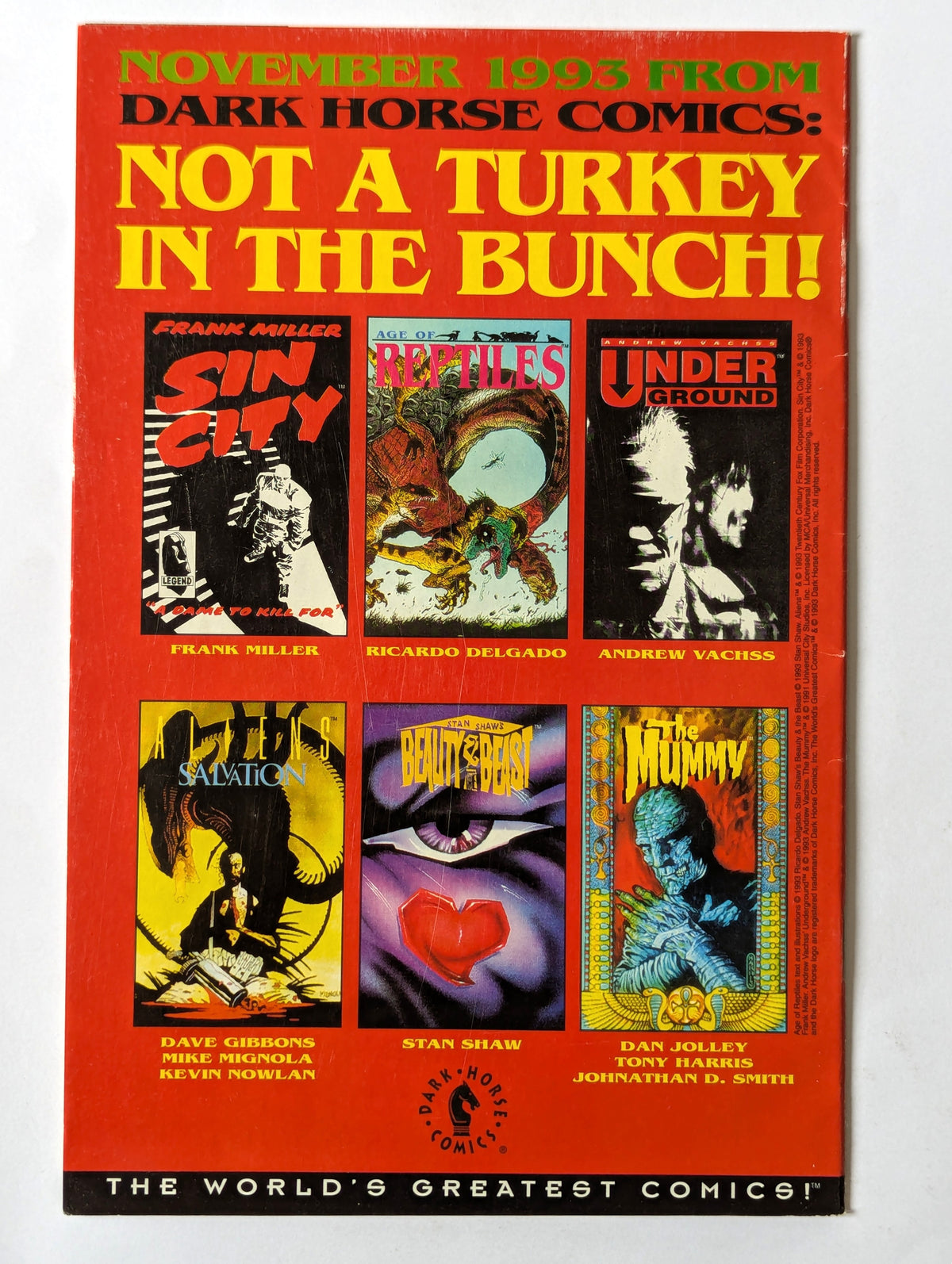 Dark Horse Presents #77 (1986 Series)
