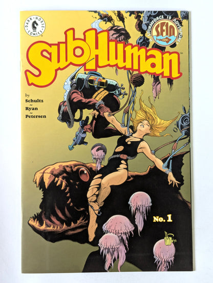Subhuman #1-4 (1998 Limited Series) Complete Set