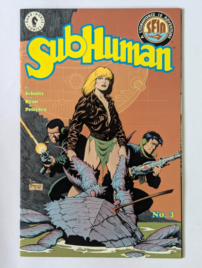 Subhuman #1-4 (1998 Limited Series) Complete Set