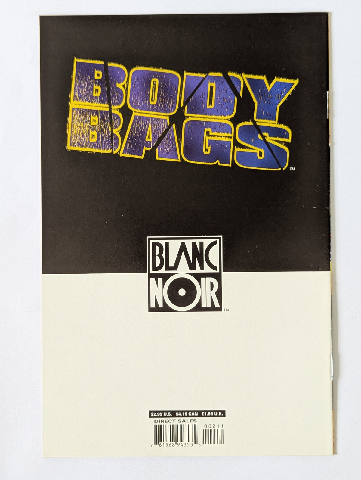 Body Bags #1-4 (1996 Limited Series) Complete Set