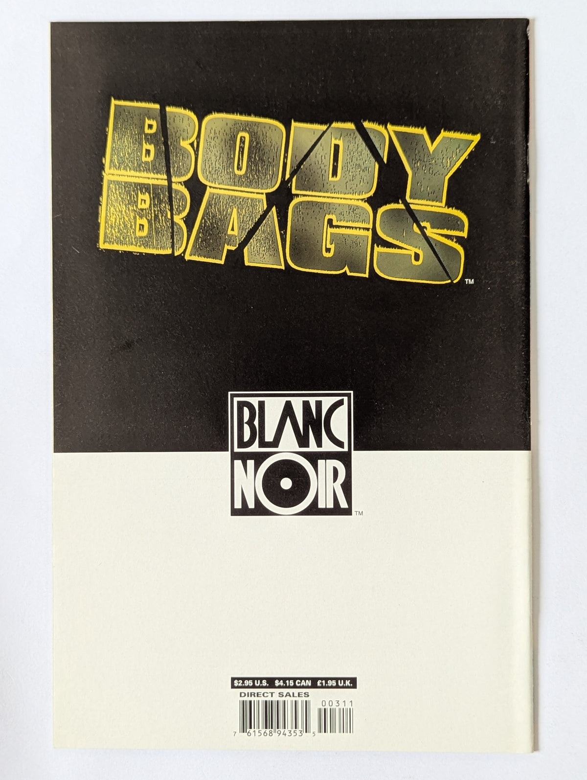 Body Bags #1-4 (1996 Limited Series) Complete Set