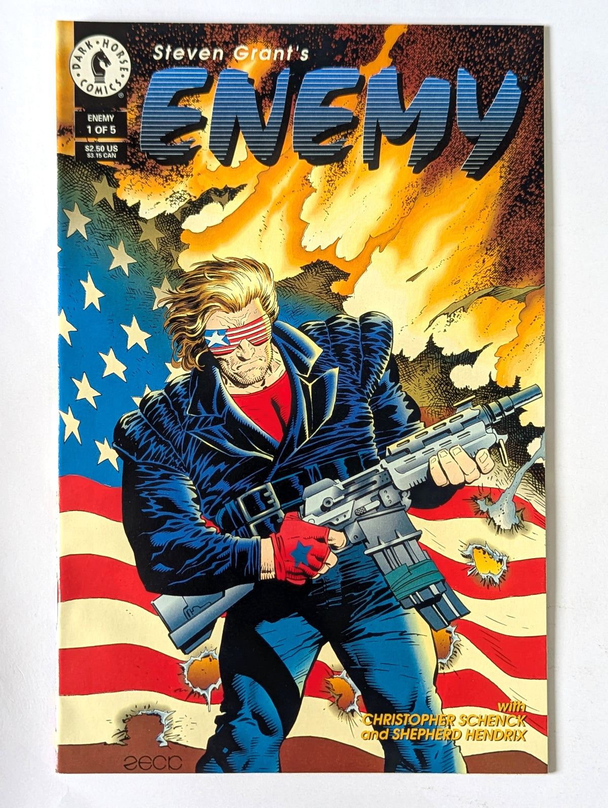 Enemy #1-5 (1994 Limited Series) Complete Set