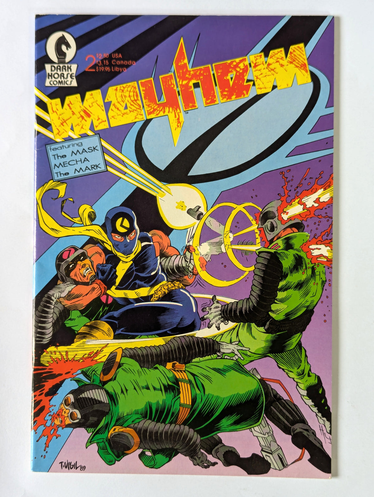 Mayhem #1-4 (1989 Limited Series)