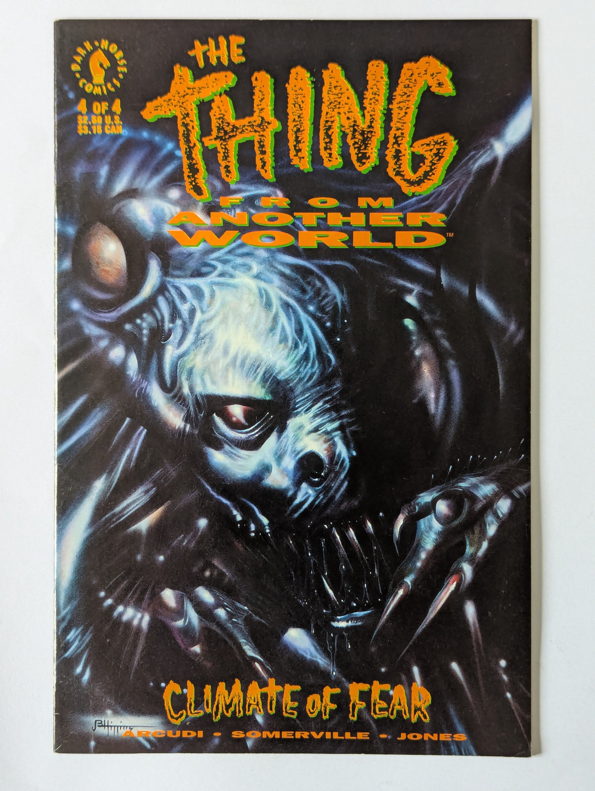 Thing From Another World: Climate of Fear #1-4 (1992 Limited Series) Complete Set