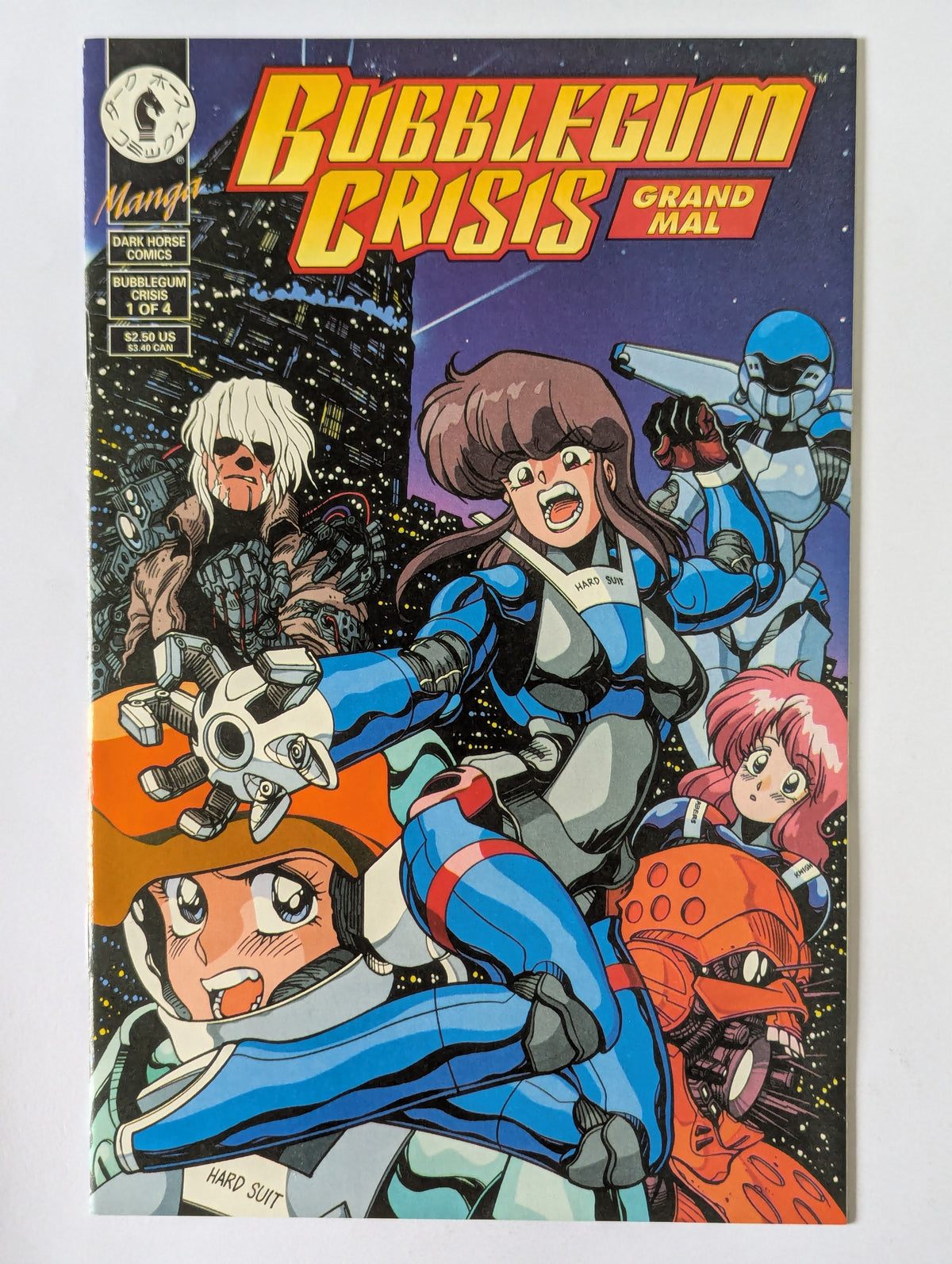 Bubblegum Crisis: Grand Mal #1-4 (1994 Limited Series) Complete Set