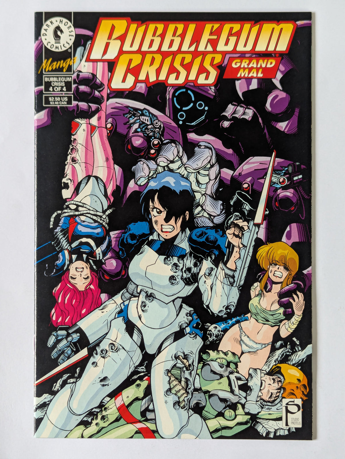 Bubblegum Crisis: Grand Mal #1-4 (1994 Limited Series) Complete Set